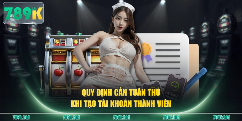 Quy định cần tuân thủ khi tạo tài khoản thành viên